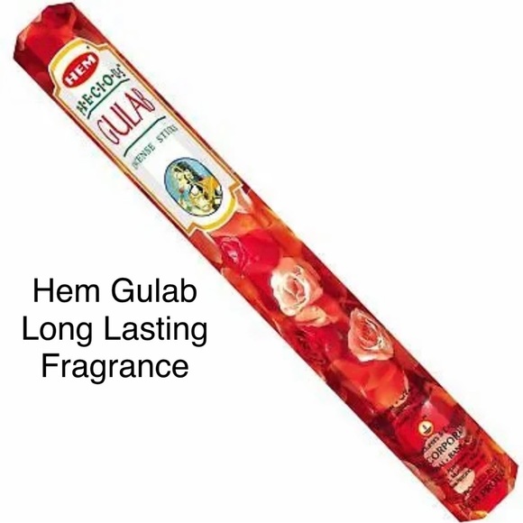 HEM Gulab Hexa  Three  Tubes x 20 Sticks = 60 Sticks plus Wooden Incense Holder - Picture 2 of 7